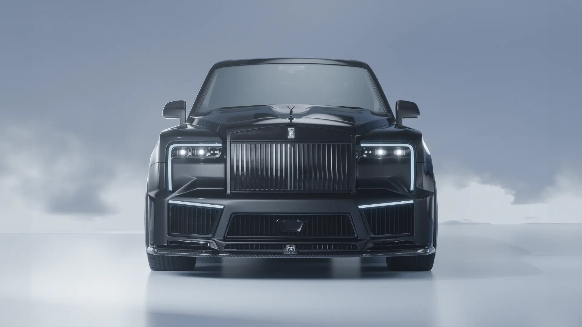 Dummar Exclusive Rolls-Royce Cullinan exterior conversion viewed from the front