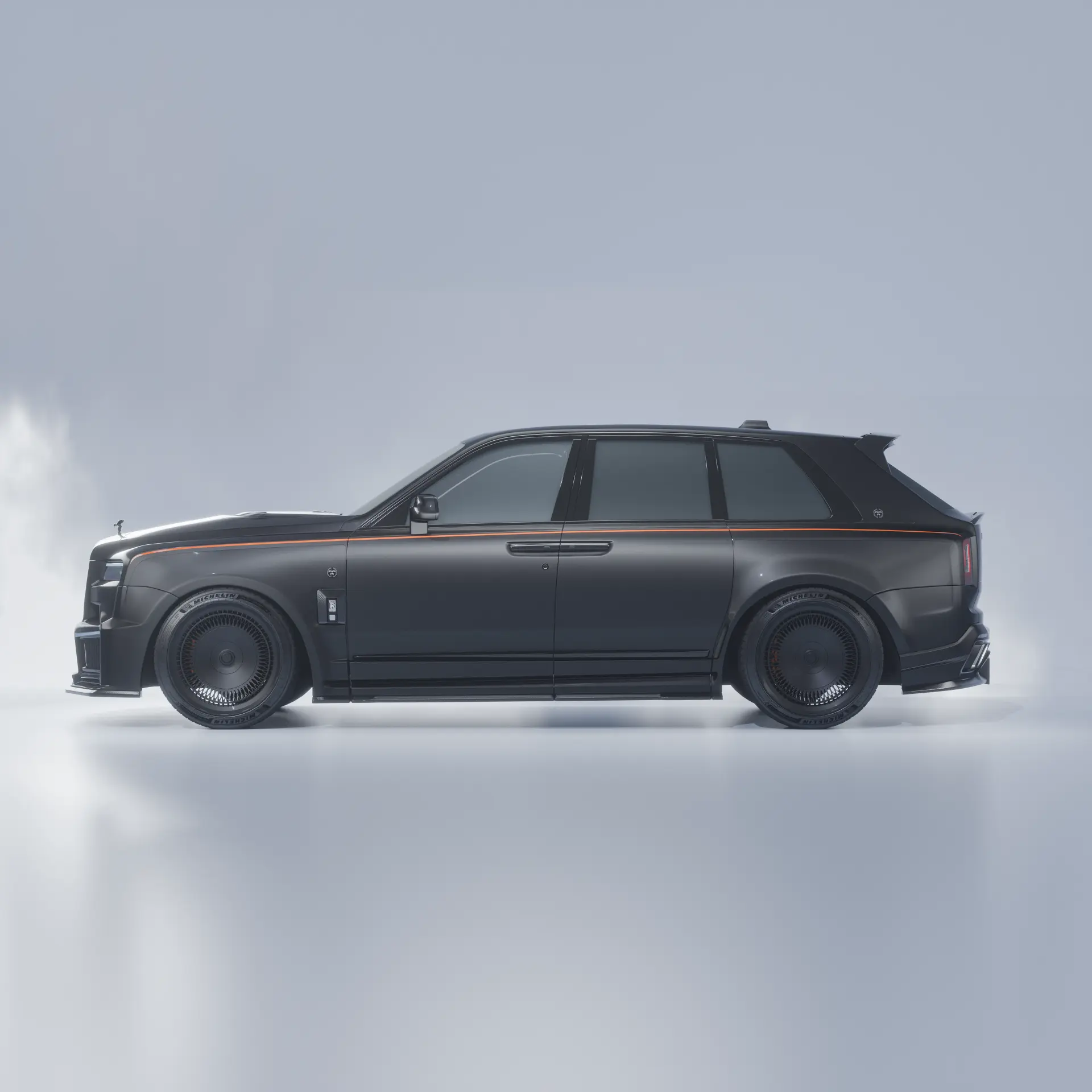 Dummar Exclusive Rolls-Royce Cullinan exterior conversion in side profile