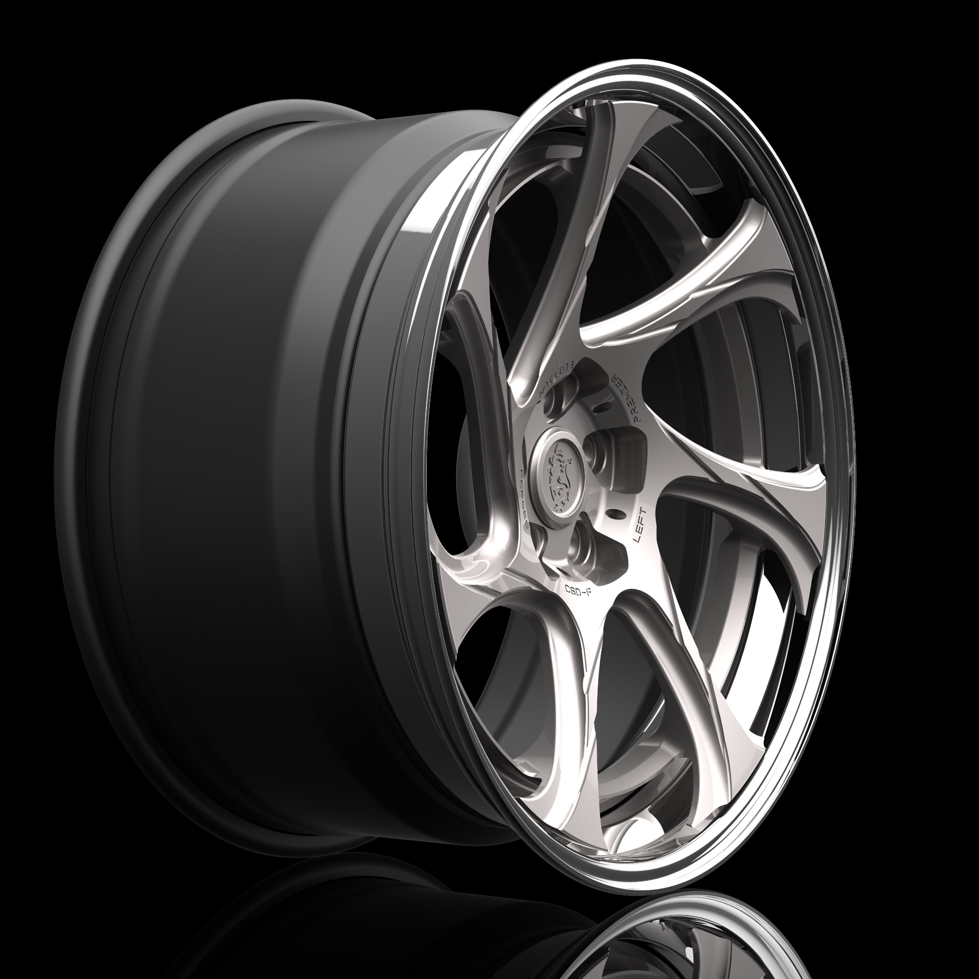 Premier Edition CSD-F deep-lip forged wheel