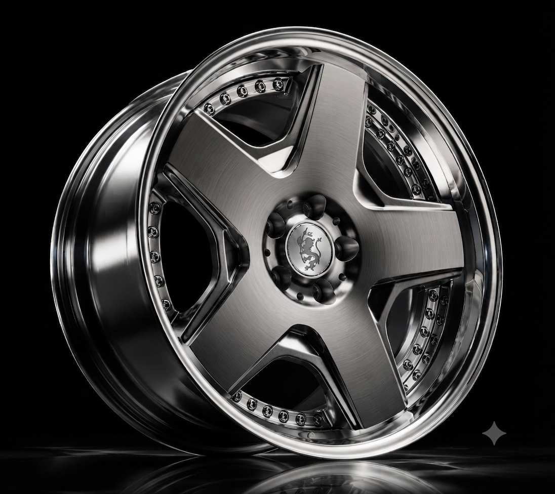 Premier Edition PRS-F2 deep-lip forged wheel from the Premier Retro Series