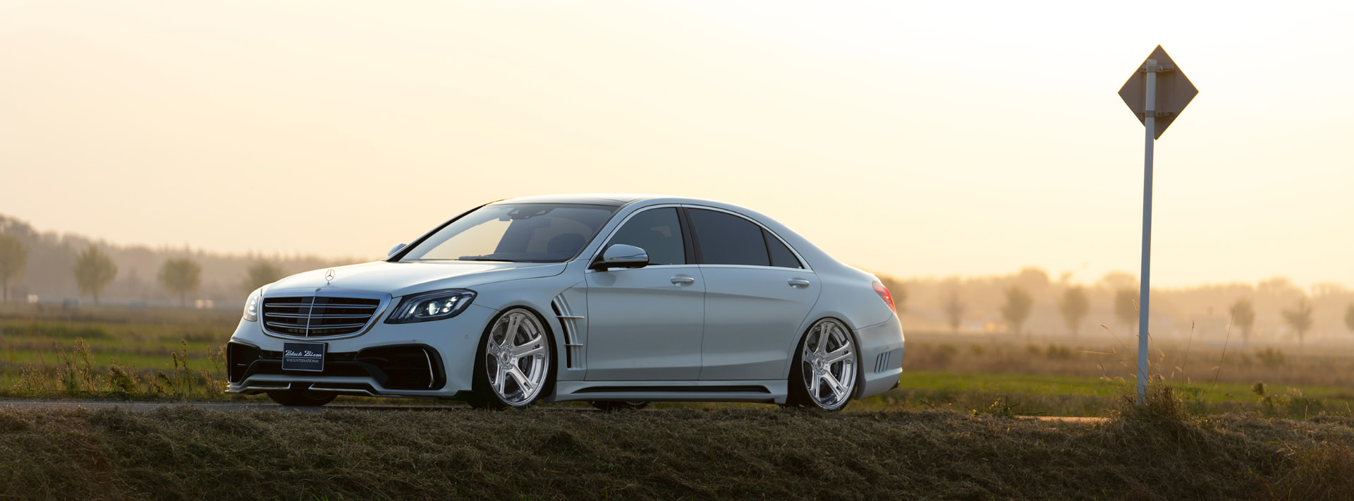 Premier Edition CS5-F forged wheels fitted to a Mercedes-Benz S-Class