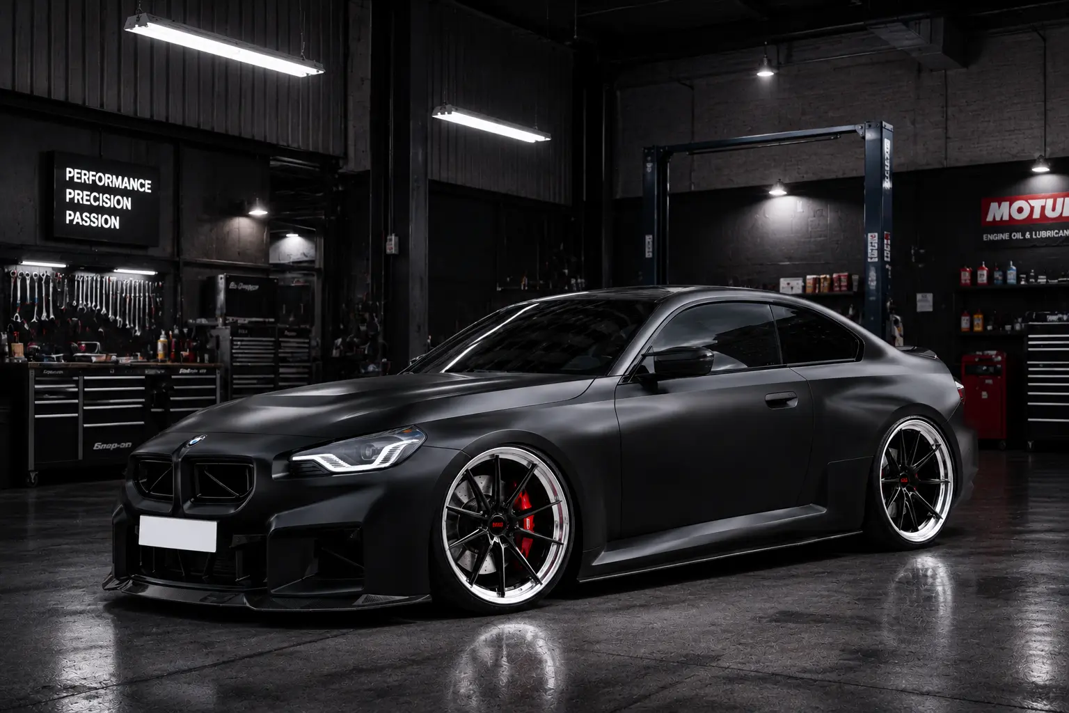 Premier Edition CSG-F forged wheels fitted to a BMW M2 G87