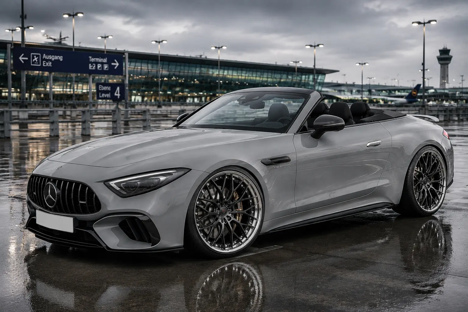 Premier Edition CSH-F forged wheels fitted to a Mercedes-AMG SL