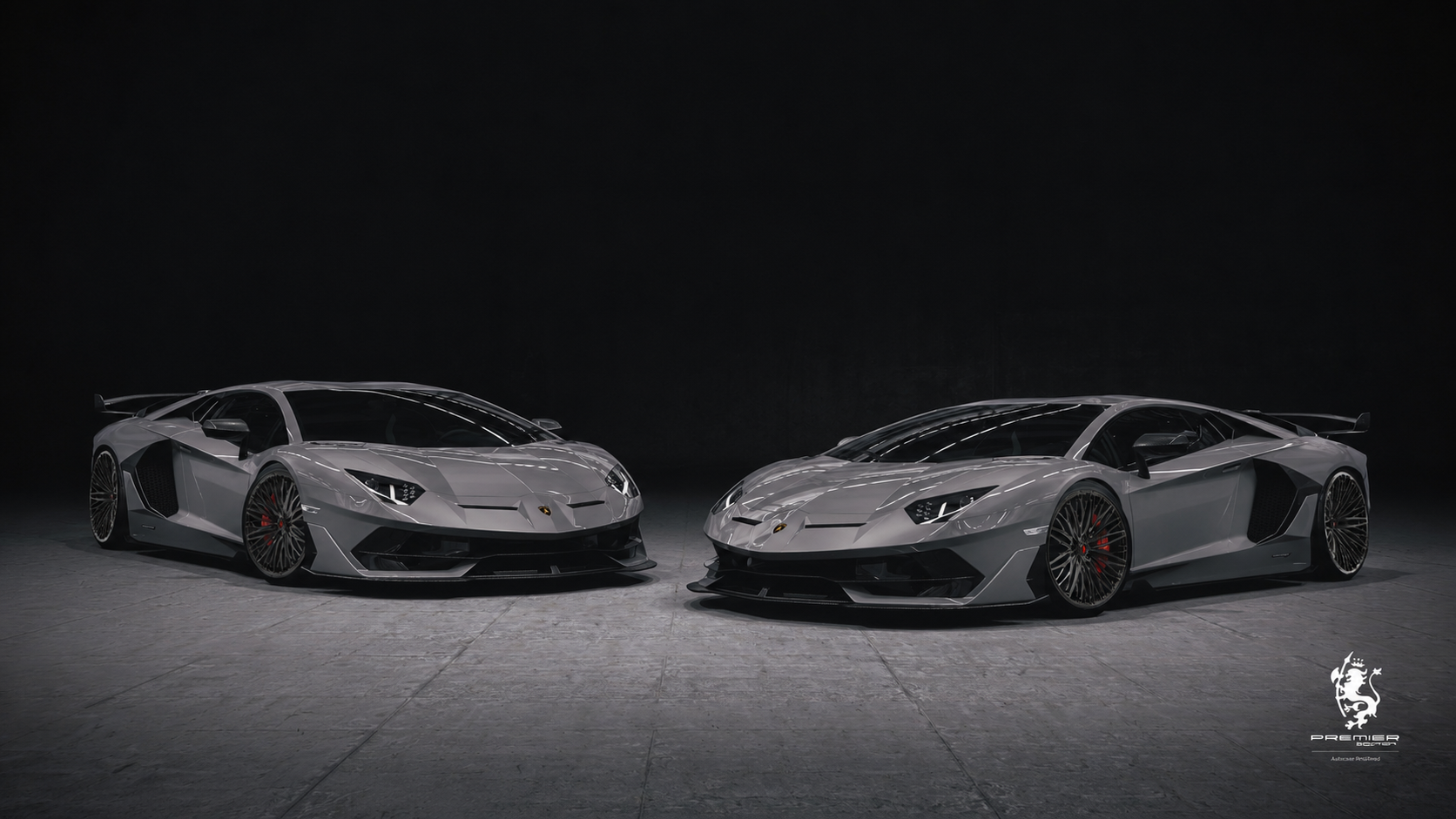 Premier Edition CSM-F forged wheels fitted to a Lamborghini
